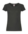 Goedkope Dames T-shirt Fruit of the Loom Lady fit 61-420-0 Light Graphite